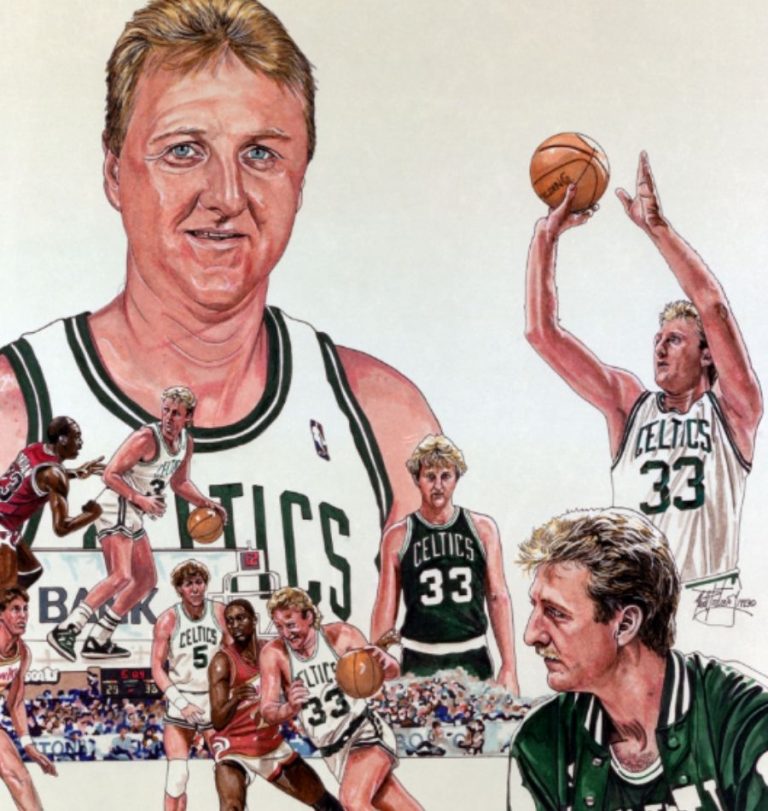 Larry Bird Art Print - Portnoy Gallery